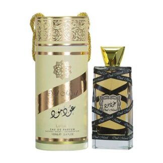 عطر عود مود الذهبي 100 مل او دي بارفان للرجال والنساء من لطافة للعطور