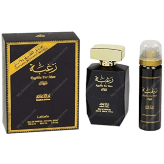 拉塔法香水，男士新拉格巴烏木香水100ml +除臭劑