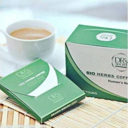 CAFÉ ORIGINAL Dr's Secret BIO AUX HERBES POUR HOMME et FEMME 15g x 6 Sachets – Image 2