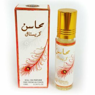 عطر محاسن كريستال عود 10 مل للنساء ، رول زيت