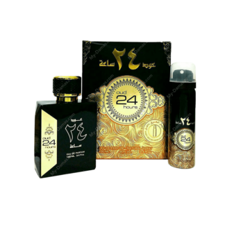Ard Al Zaafaran 香水，烏木 24 小時香水 100ML + 男女除臭劑