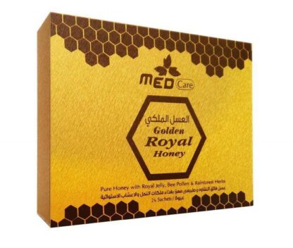 Med Care golden royal honey VIP 10g X 24 sachets, wooden box