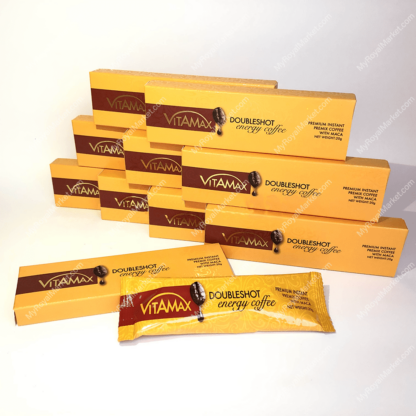 Kopi tenaga VITAMAX DOUBLESHOT MACA untuknya 10x20 g - Image 4