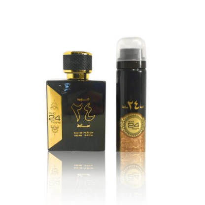 ⁦عطور ارض الزعفران ، عطر عود 24 ساعة 100 مل + مزيل عرق للرجال والنساء⁩ - الصورة ⁦2⁩