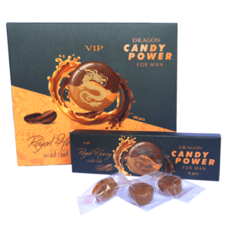 Candy Power Dragon pour homme, 60 bonbons